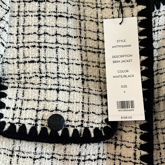 NEW Veronica Beard Modern Day Tweed Jacket - Picture 5 of 7